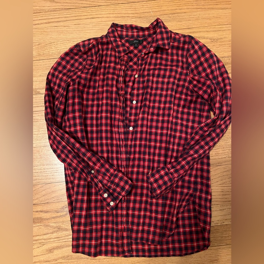 JCREW button up flannel
